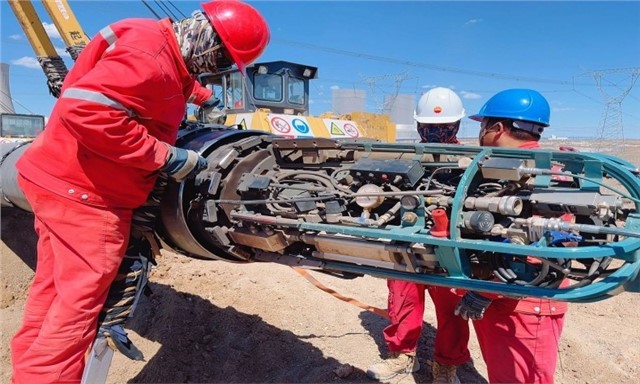 熊谷自动焊机加速推进准东煤制天然气管道工程建设